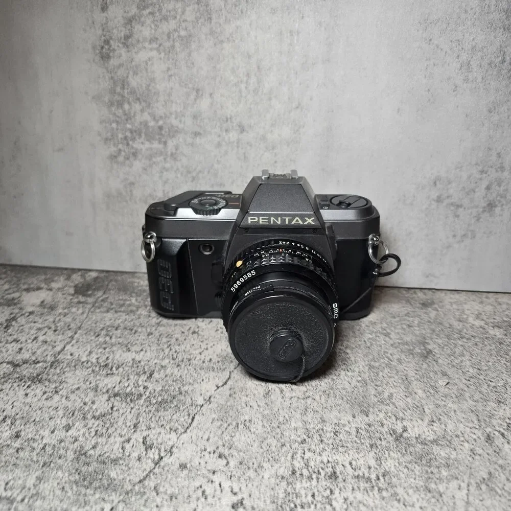 Pentax P30T Film Camera with 50mm Pentax Lens F2 SMC-A Lens * Untested For Parts